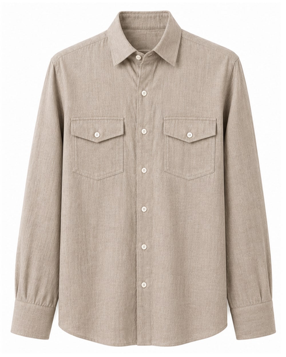 Camisa de Linho Bolso Fendi