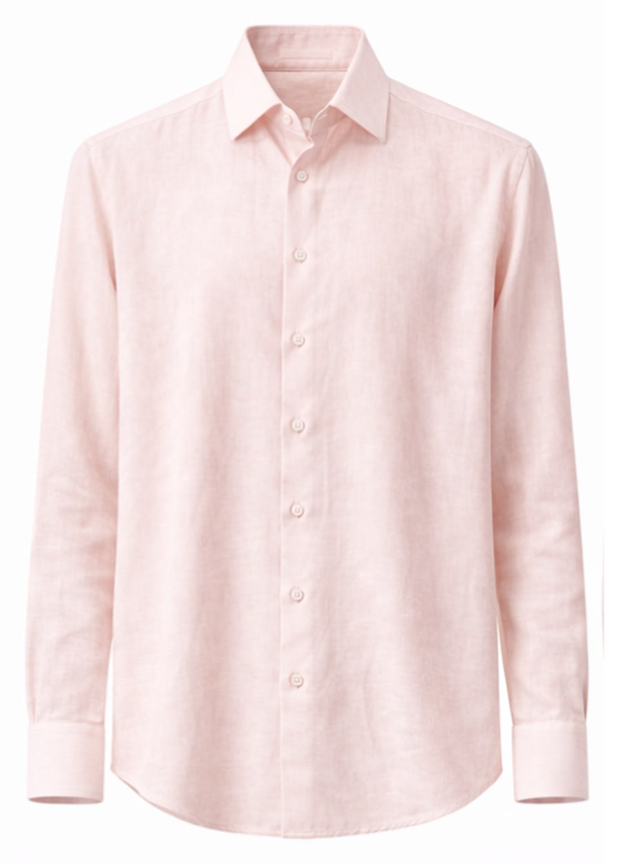 Camisa Linho Rosa
