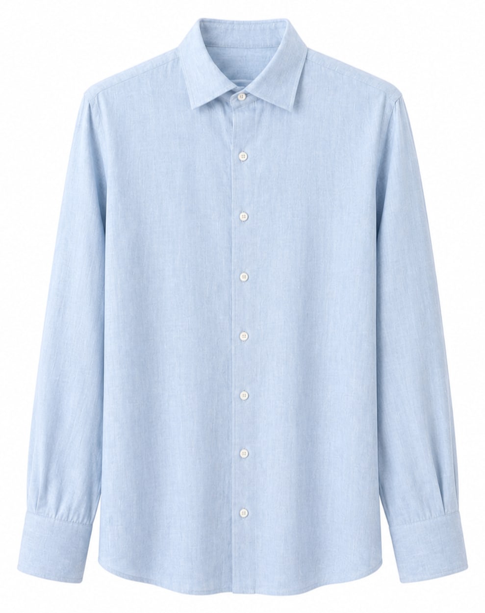 Camisa Linho Azul Clara